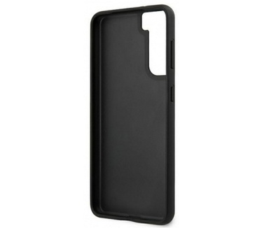 BMW Signature Leather Back Case - Samsung Galaxy S21 Plus - Blauw Blauw