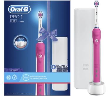 Oral-B Pro 750 3DWhite + Reisetui