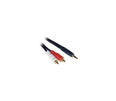 CablesToGo 7m Velocity 3.5mm Stereo Male to Dual RCA Male Y-Cable