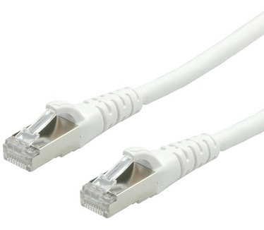 Roline S/FTP Patchkabel Cat.6, LS0H, wit, 0,5m