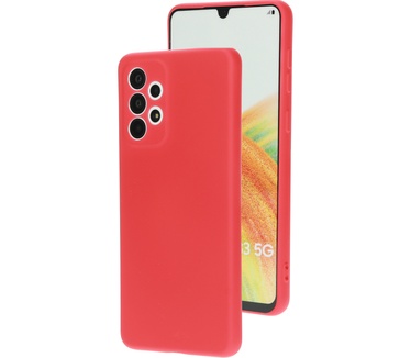 Mobiparts Silicone Cover Samsung Galaxy A33 5G (2022) Scarlet Red