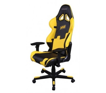 DXRacer Racer Natus Vincere Edition Gaming Chair Zwart/Geel