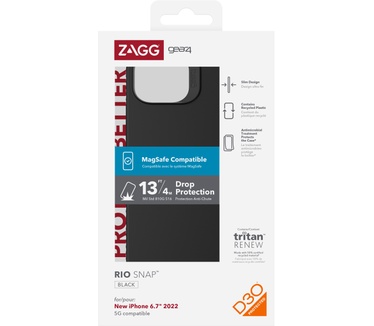 Gear4 Rio Snap (iPhone 14 Plus) Zwart