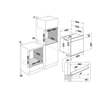 Whirlpool WOI4S8PM1SB