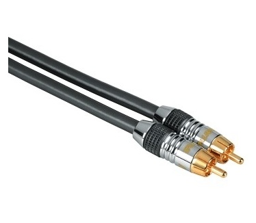 Hama Connection Cable RCA(phono) Plug-RCA (phono) Plug, digital, chromium, 5m