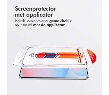 Accezz glas screenprotector met anti-dust applicator