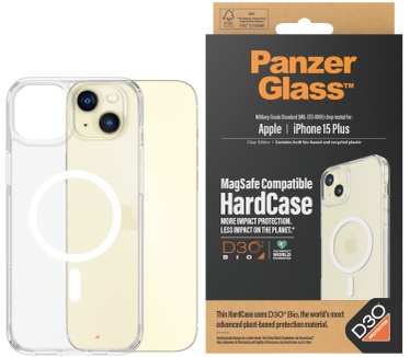 PanzerGlass HardCase with D30 MagSafe (Apple - iPhone 15 Plus) Transparant