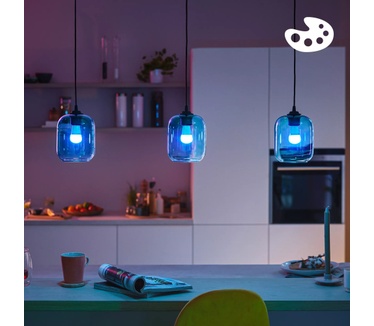 Philips Slimme LED RGB-lamp P45, E27-fitting, 470 lm