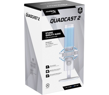 HyperX HyperX QuadCast 2 - USB-microfoon (Frost)