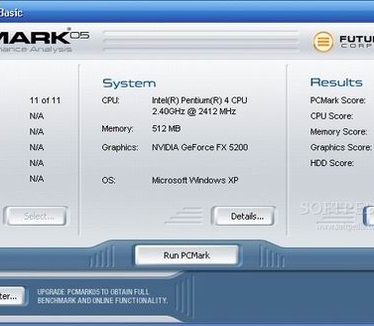 PCMark05 basic screenshot (resized)