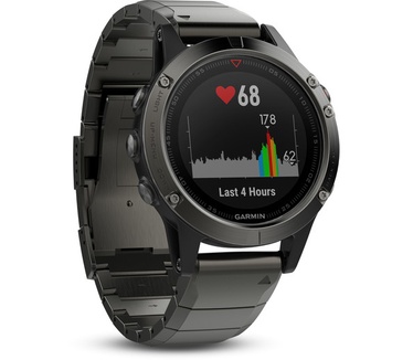 Garmin Fenix 5 (47mm, sapphire glas) Grijs (Grijs)