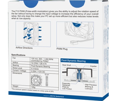 Arctic F12 PWM - PWM Case Fan