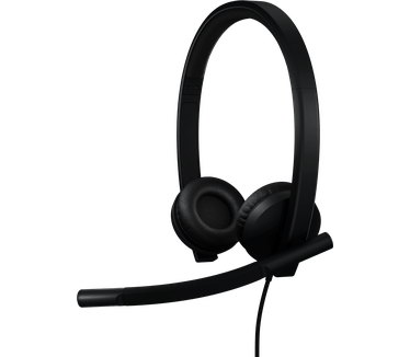 Logitech H570e Teams version (Stereo, USB-A) (Zwart)