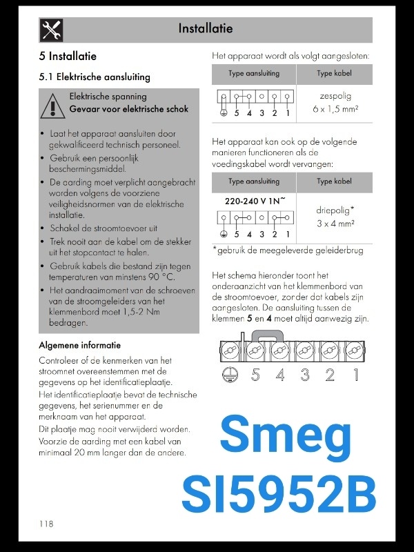 Smeg SI5952B