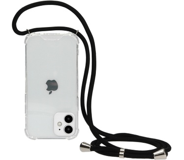 Mobiparts Lanyard Case Apple iPhone 12 Mini Black Cord