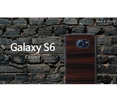 Man&Wood Ebony Case for Samsung Galaxy S6