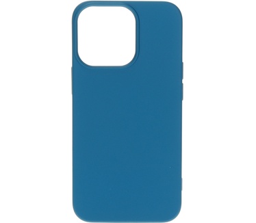 Mobiparts Silicone Cover Apple iPhone 13 Pro Blueberry Blue