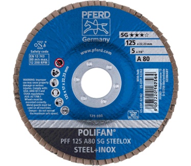PFERD PFF 125 A 80 SG STEELOX