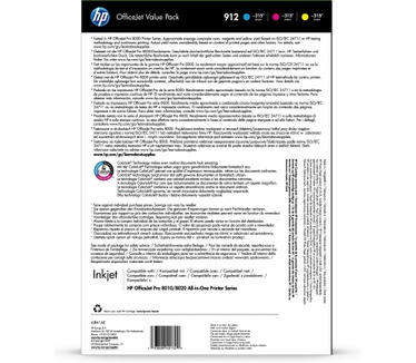 HP 912 Office Value Pack