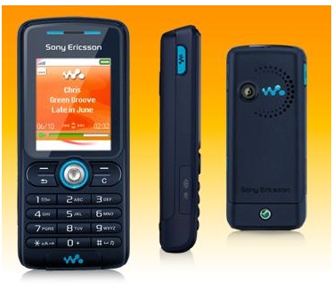 Sony Ericsson W200i Zwart