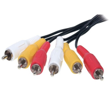 Shiverpeaks BASIC-S 3x RCA - 3x RCA 2.5m