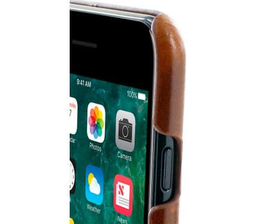 Mobiparts Excellent Backcover Apple iPhone 7 Plus, iPhone 8 Plus Oaked Cognac