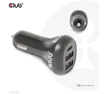 Club 3D Notebook / Laptop Car Charger 36 Watt