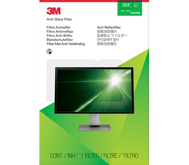 3M Filter anti-schittering voor breedbeeldscherm voor desktop 23,8"