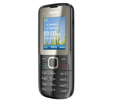 Nokia C2-00 Zwart