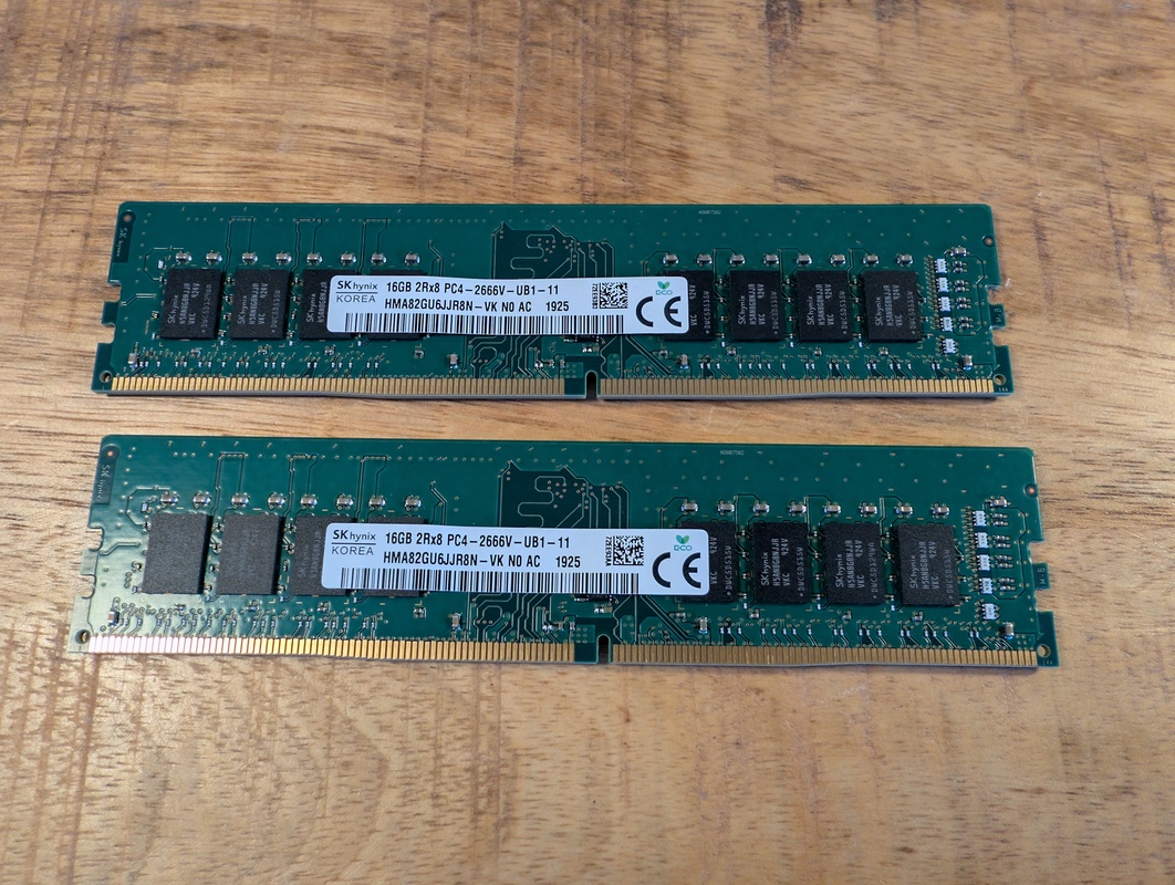 SK Hynix 32GB DDR4 (Set van 2x 16GB) 2666Mhz DIMM aangeboden