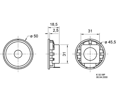 Visaton VS-K50WP-16