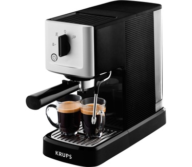 Krups Espressomachine Calvi zwart RVS XP3440