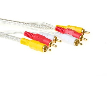 Intronics High quality AV aansluitkabel 3x Tulp male -3x Tulp male
