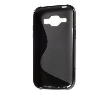 Kees S-line Gel Hoesje Samsung Galaxy J1 - Zwart