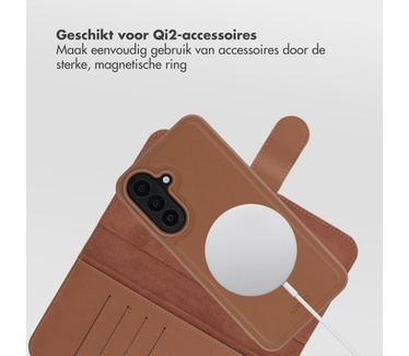 Accezz Edge Uitneembare Bookcase met MagSafe voor de Samsung Galaxy A27 (5G) - Bruin