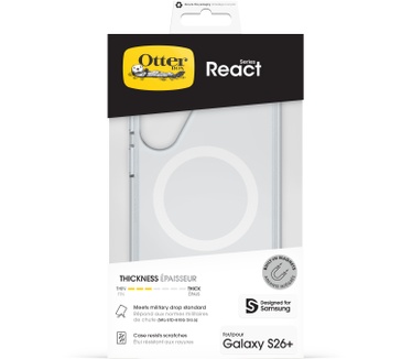 Otterbox React Magnets Series voor Samsung Galaxy S26+, transparant
