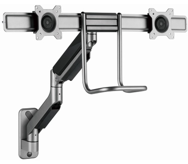 Gembird Laikiklis Adjustable wall 2-display mounting arm 17-32inch iki 8kg