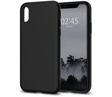 Spigen Apple iPhone X Hoesje Liquid Crystal Zwart