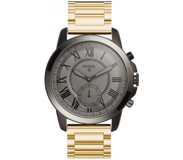 qMust Metalen armband voor Fossil Q Grant Hybrid - Gold