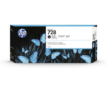 HP 728 matzwarte DesignJet inktcartridge, 300 ml