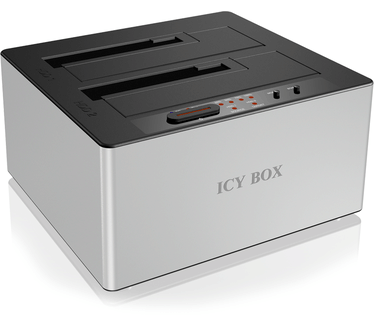 Icy Box 2BAY DOCK+CLONEST F 2.5IN+3.5IN SATA HDDS W JBOD+USB 3.0+CLONE