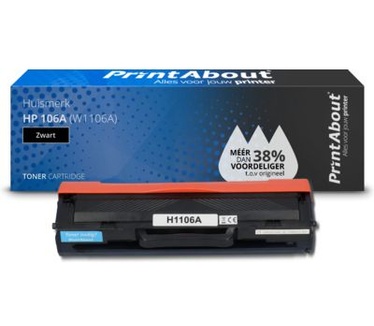 PrintAbout Huismerk HP 106A (W1106A) Toner Zwart