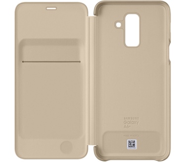 Samsung Galaxy A6+ Wallet Cover (Galaxy A6+) Goud