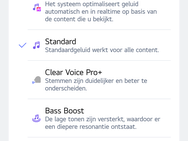 Geluidsmodi LG Sound Suite