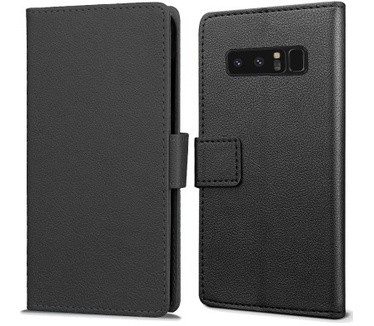 qMust Samsung Galaxy Note 8 Wallet Hoesje Zwart