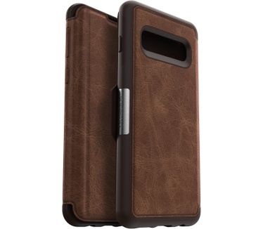Otterbox Strada Premium Leather Folio Case Samsung Galaxy S10  Bruin