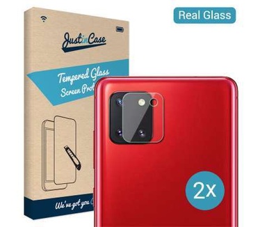Just in Case Tempered Glass Samsung Galaxy Note 10 Lite Camera Lens 2 stuks