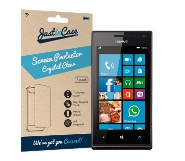 Just in Case Just in Case Screen Protector Huawei Ascend W1 - 3 stuks - Crystal Clear