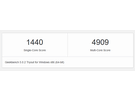Intel Tiger Lake-H-laptopprocessors Geekbench