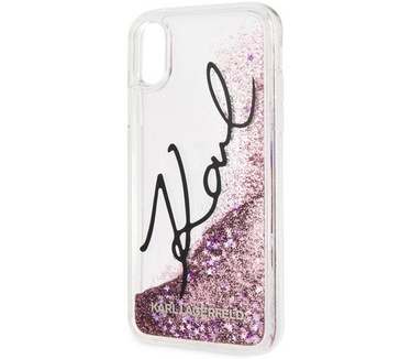 Karl Lagerfeld Star Glitter Case - iPhone XR (6.1") - Roségoud  Rosé Goud